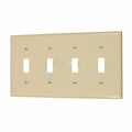 American Imaginations Rectangle Ivory Electrical Switch Plate Plastic AI-37062